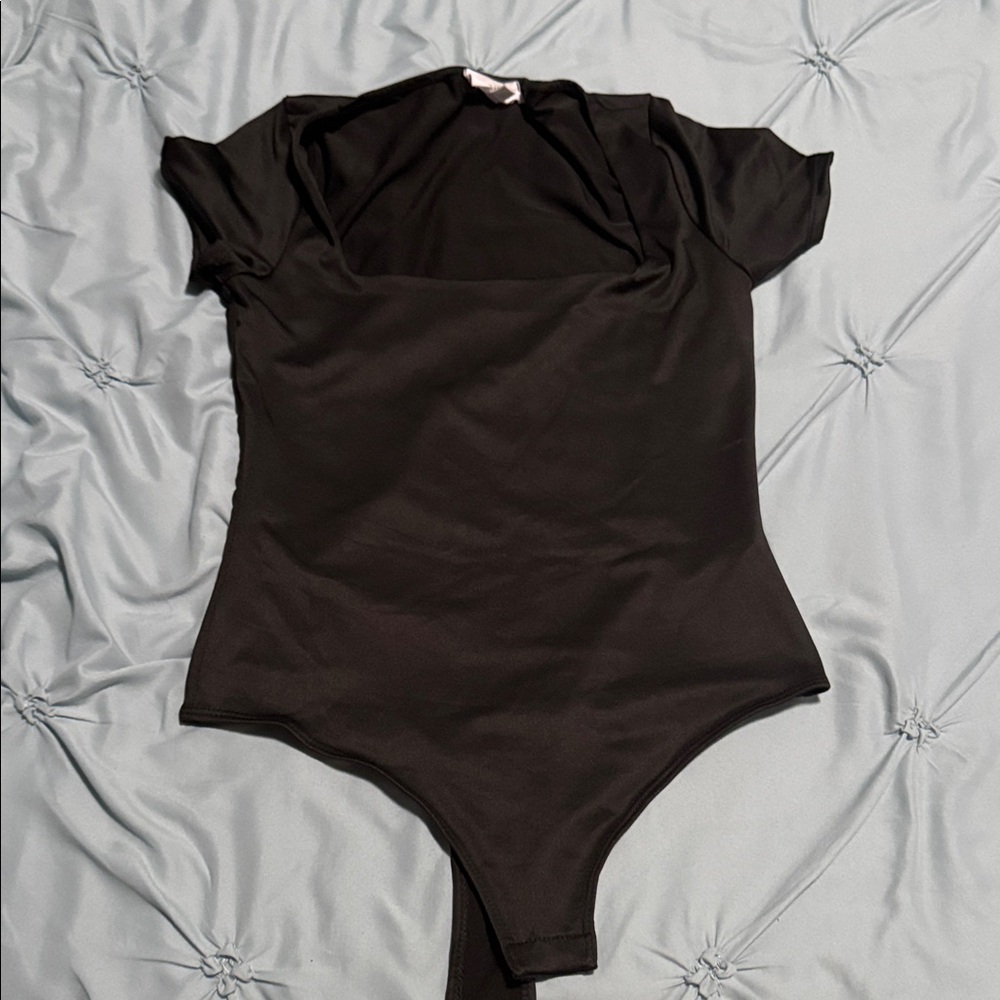 Sleek Black Women's Bodysuit